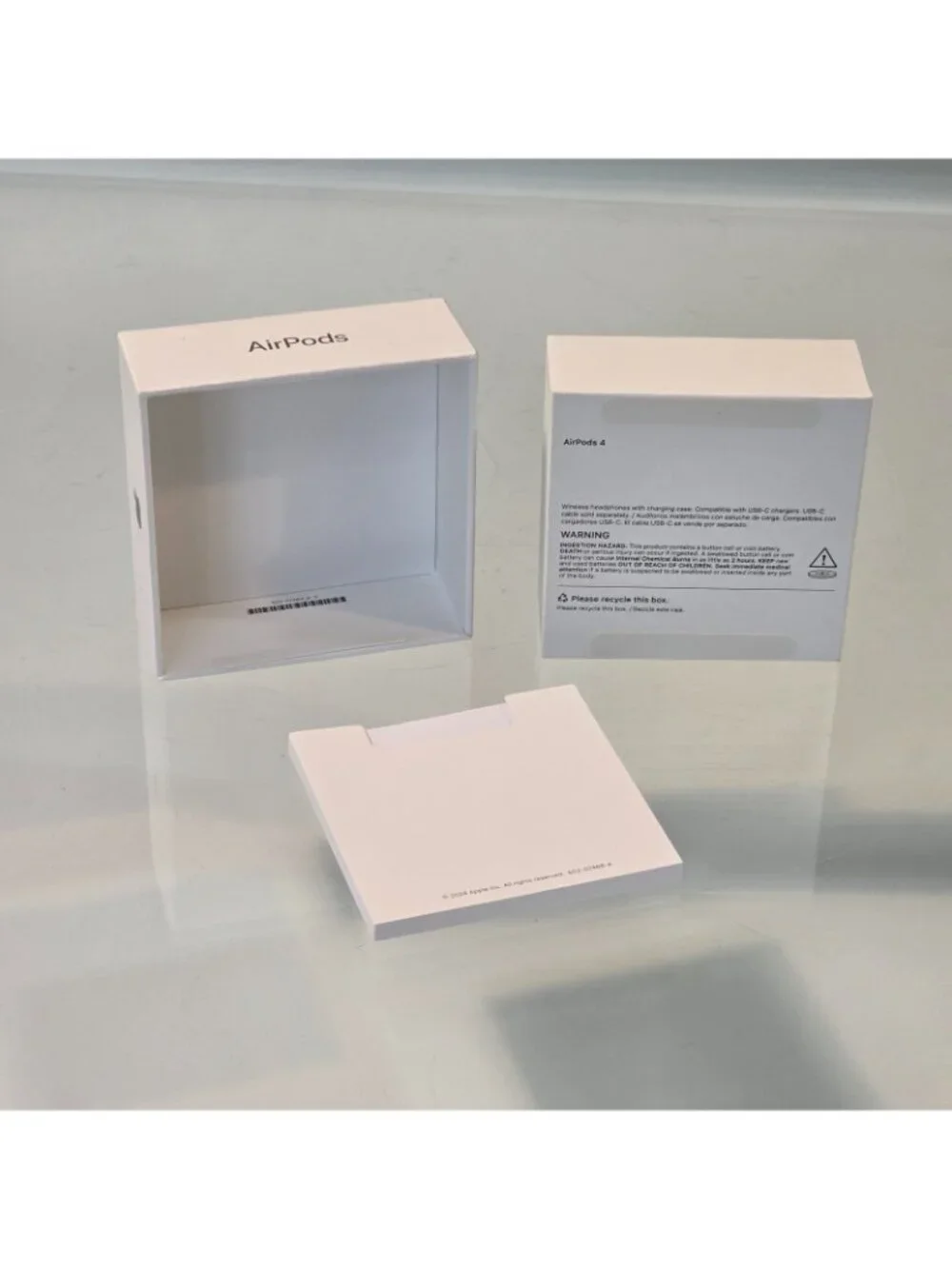 Empty Retail BOX Apple AirPods 4th Generation Genuine Original OEM  MXP63LL/A